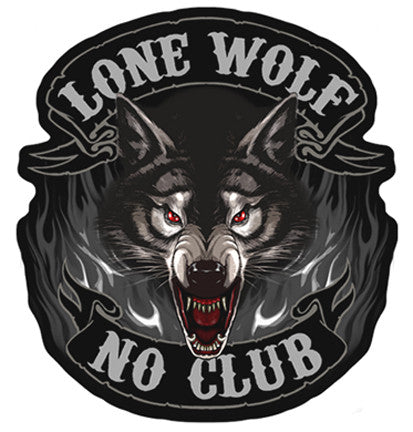 Buy LONE WOLF NO CLUB 5 inch PATCHBulk Price