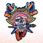 Wholesale PIRATE BROWN 4 IN PATCH (Sold by the piece) CLOSEOUT AS LOW AS .75 CENTS EA