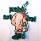 Wholesale PUNK IS NOT DEAD 4 INCH  PATCH (Sold by the piece OR dozen) CLOSEOUT AS LOW AS 75 CENT EA