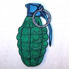 Wholesale HAND GRENADE 4 INCH PATCH (Sold by the piece or dozen ) CLOSEOUT AS LOW AS 75 CENTS EA