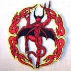 Wholesale CRAWLING DEMON 4 INCH PATCH (Sold by the piece or dozen ) *-CLOSEOUT NOW .75 CENTS EA