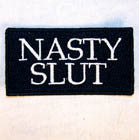 Wholesale NASTY SLUT  3 INCH PATCH ( Sold by the piece or dozen ) *- CLOSEOUT AS LOW AS 50 CENTS EA