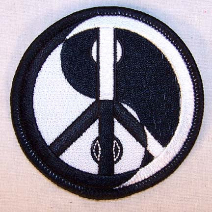 Buy YING YANG PEACE 3 INCH PATCH - * CLOSEOUT NOW AS LOW AS 75 CENTS EABulk Price