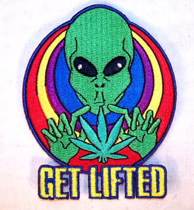 Wholesale GET LIFTED 4 INCH PATCH (Sold by the piece or dozen ) -* CLOSEOUT AS LOW AS $1 EA