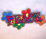 PEACE FLOWERS PATCH (Sold by t