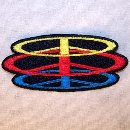 Buy STACKED PEACE SIGNS 4 IN PATCH -* CLOSEOUT AS LOW AS 75 CENTS EABulk Price