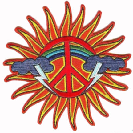 Buy PEACE RAINBOW LIGHTNING BOLTS 4 INCH PATCH - * CLOSEOUT NOW AS LOW AS 75 CENTS EABulk Price