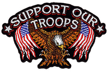 Buy SUPPORT OUR TROOPS 4 INCH PATCHBulk Price