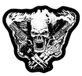 Buy SMOKING PISTOL SKULL PATCHBulk Price