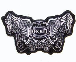 Buy RHINESTONE BIKER BITCH WINGS PATCHBulk Price