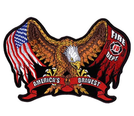 Buy FIRE DEPT BRAVEST PATCHBulk Price