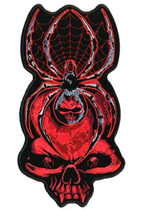 Buy BLACK WIDOW SKULL PATCHBulk Price