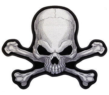 Buy DELUXE SKULL X BONES EBRODIERED PATCH Bulk Price