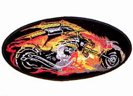 Buy FLAMING DRAGON BIKE PATCHBulk Price