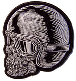 Wholesale LEFT RIDER HEAD SKULL PATCH (Sold by the piece)