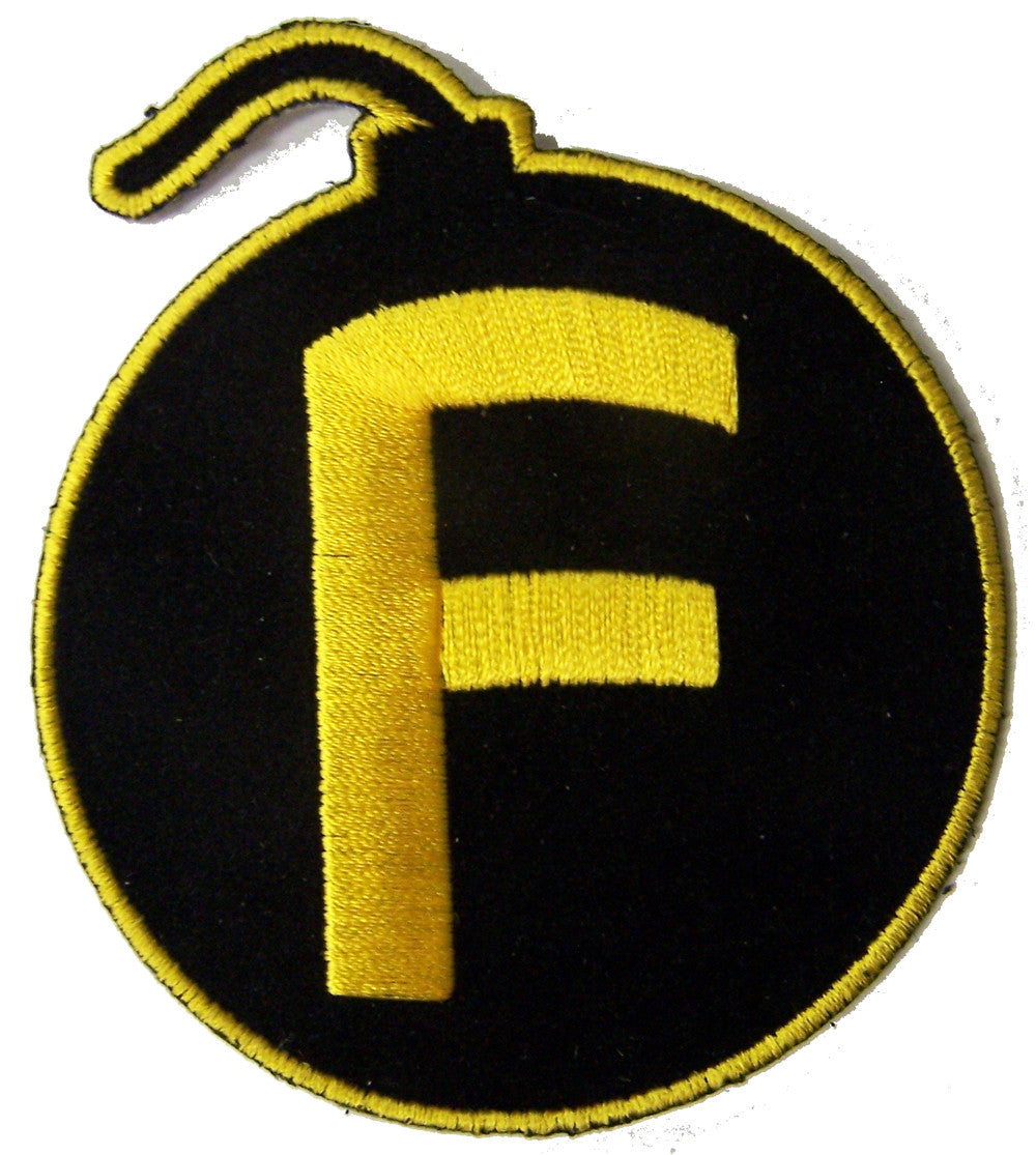 Wholesale THE F BOMB EMBROIDERED PATCH (Sold by the piece)