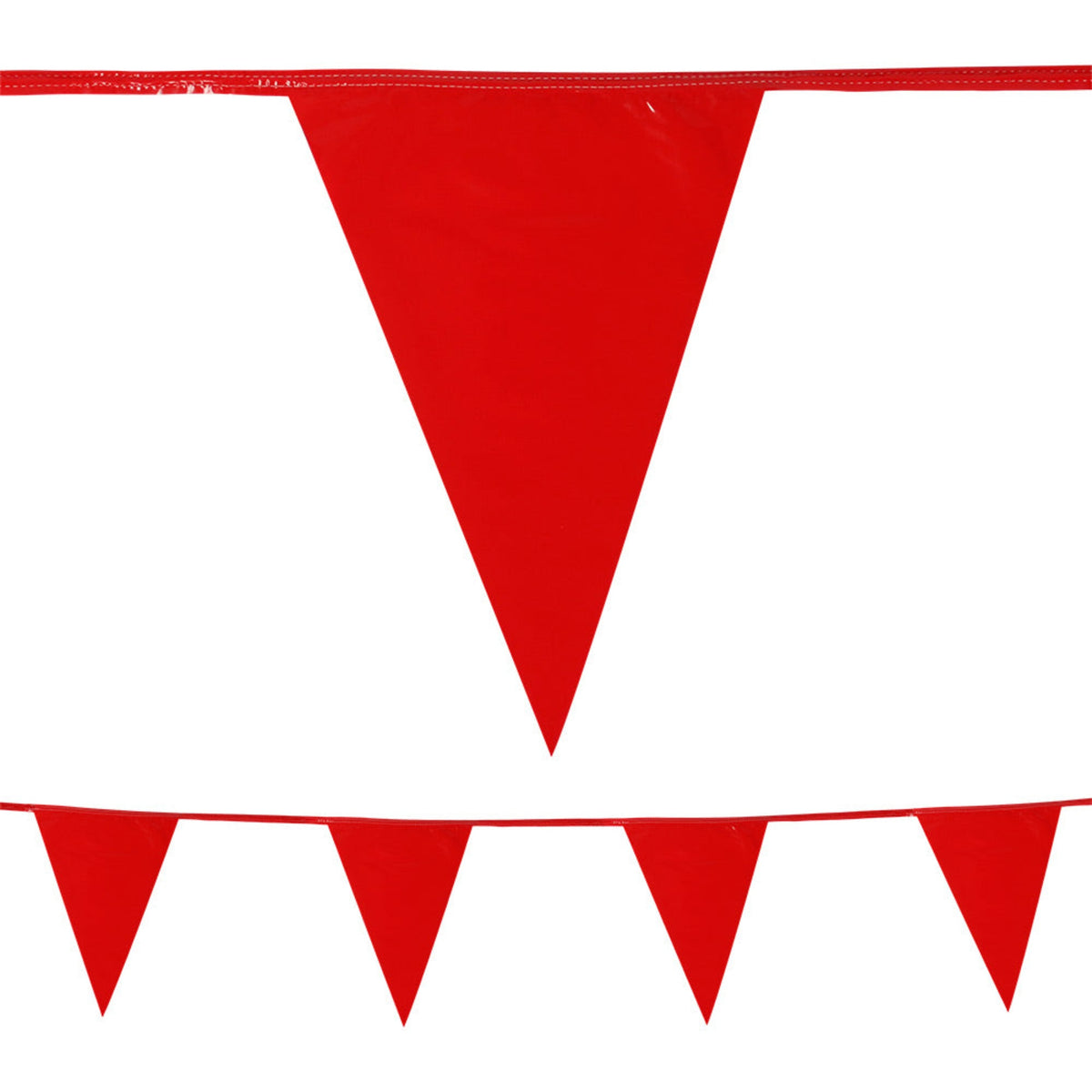 Red Heavy Duty Pennant String In Bulk