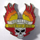 Buy LIVE TO RIDE WINGS HAT / JACKET PINBulk Price