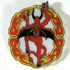 Buy FLAME CIRCLE DEVIL HAT / JACKET PIN Bulk Price