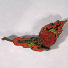 Buy FLAMING ROSE HAT / JACKET PIN(Sold by the dozen)Bulk Price