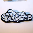 Buy STACKED SKULLS HAT / JACKET PIN(Sold by the dozen)Bulk Price