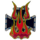 Buy IRON CROSS FLAMES HAT / JACKET PINBulk Price