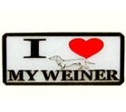 Wholesale I LOVE MY WEINER HAT / JACKET PIN (Sold by the dozen)