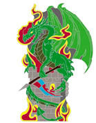 Buy GREEN DRAGON HAT / JACKET PIN *- CLOSEOUT $1 EABulk Price