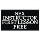 Buy SEX INSTRUCTOR HAT / JACKET PINBulk Price