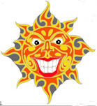 Wholesale CRAZY SUN HAT / JACKET PIN (Sold by the dozen) *- CLOSEOUT NOW 50 CENTS EA