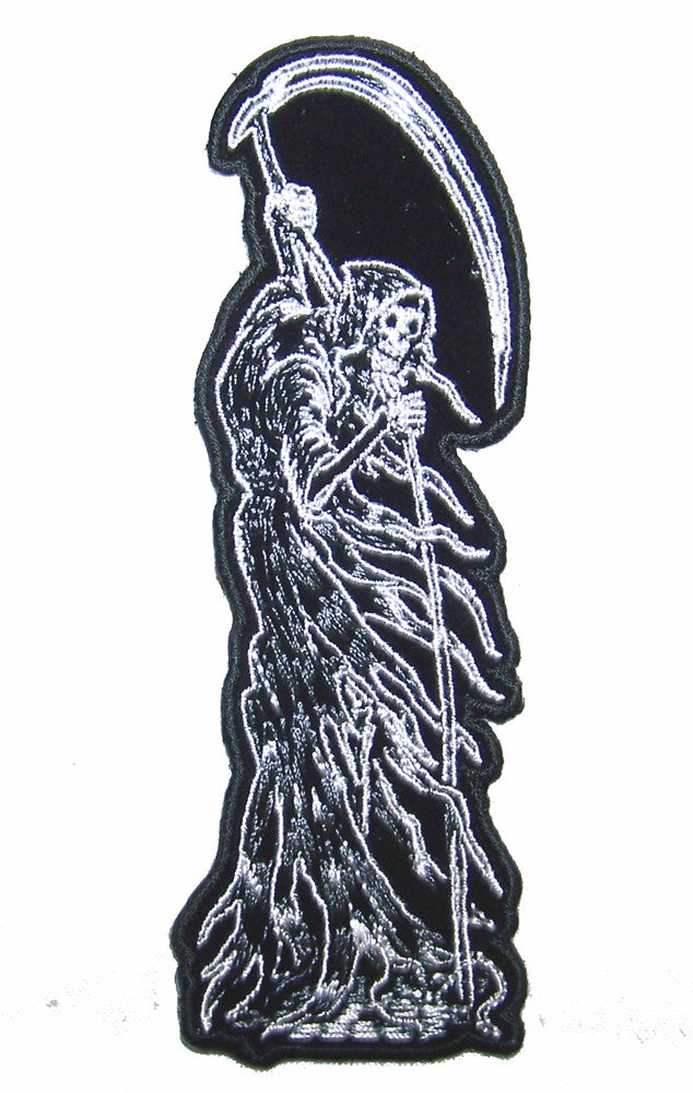 Buy GRIM REAPER STANDING SLEEVE 6 IN EMBROIDERED PATCHBulk Price