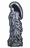 Wholesale GRIM REAPER STANDING SLEEVE 6 IN EMBROIDERED PATCH  (sold by the piece )