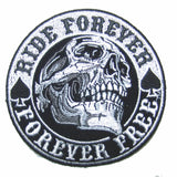 Buy SPADES RIDE FOREVER SKULL 4 IN EMBROIDERED PATCHBulk Price