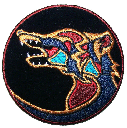 Buy NATIVE WOLF SYMBOL EMBROIDERIED PATCH Bulk Price