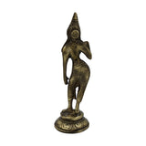 Hand Carved Bronze Metal Goddess Statue