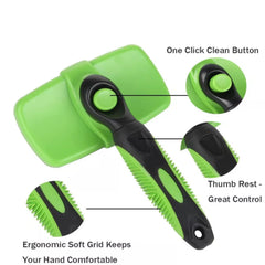  Self Cleaning Pet Grooming Brush