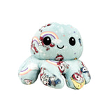 Reversible Octopus Printed Plush Soft Toy 