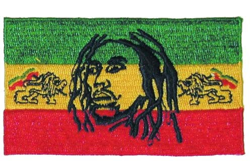 Buy RASTA REGAE STRIPS DREADLOCKS EMBROIDERD 4in PATCH * closeout 1.50 eaBulk Price