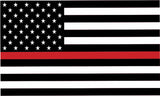 Wholesale FIRE FIGHTER THIN RED LINE AMERCIAN 3 X 5 FLAG ( sold by the piece )