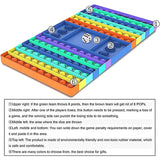 How to play with Rainbow chess board pop it fidget toys