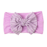 Ribbon Bow Baby Nylon Headbands