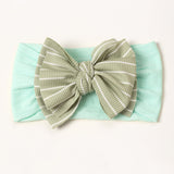 Ribbon Bow Baby Nylon Headbands