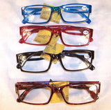 Buy ASSTORTED PLASTIC FRAME CHEETER READERS ( sold by the dozen CLOSEOUT NOW ONLY 50 CENTS EABulk Price