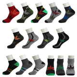 Buy Men's Low Cut Wholesale Sock, Size 10-13 in Assorted Designs - Bulk Case of 144 Pairs