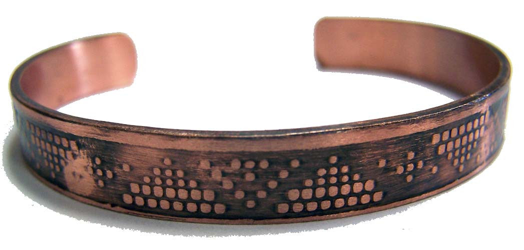 Buy PURE COPPER 22 gram NATIVE STYLE #S CUFF BRACELET Bulk Price