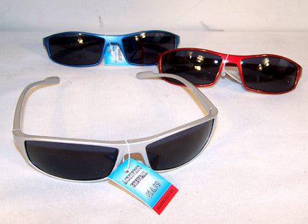 Wholesale MENS DARK LENSE WRAP AROUND SUNGLASSES ( Sold by the piece or  dozen)