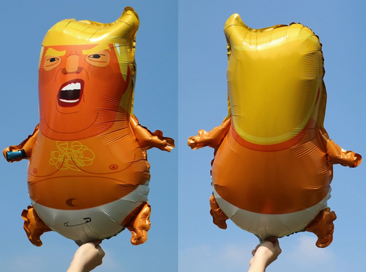 Trump Baby Foil Novelty Party Balloon 23"X18"