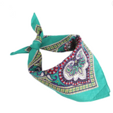 Buy BEAUTIFUL MULTI COLOR PAISLEY DESIGN BANDANNA 2 COLORS! 100% COTTON( sold by the piece or dozen Bulk Price