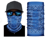 Wholesale SQUARE BLUE PAISLEY SEAMLESS BANDANA FACE COVER TUBE MULTIFUNCTION MASK WRAPS