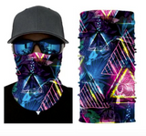 Wholesale LASER FLOWER SEAMLESS BANDANA FACE COVER TUBE MULTIFUNCTION MASK WRAPS